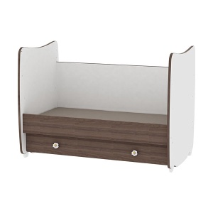 Drveni krevetac Dream White Walnut Lorelli 10150420026 - Img 2