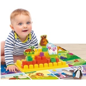 Edukativna igračka 3D slagalica baby blocks sa životinjama Lisciani 44110 - Img 3