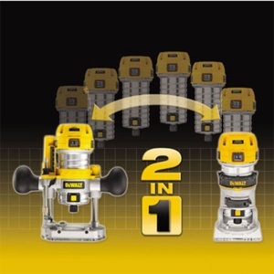 Električna glodalica 2 u 1 DeWalt D26204K - Img 3