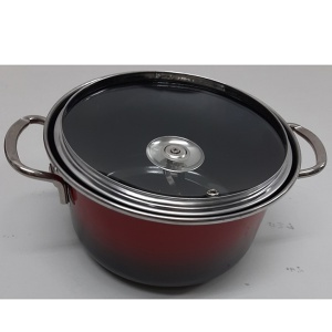 Emajlirana šerpa sa poklopcem 2,4 l LT1181 Lamart APA01366 - Img 3