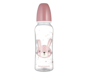 Flašica 250ml Roze Canpol Babies Cute Animals 11/841_pin