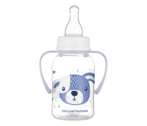 Flašica sa Ručkama 120ml Plava Canpol Babies Cute Animals 11/823_blu - Img 2