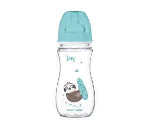 Flašica Široki Vrat Antikolik 300ml Plava Canpol Babies Easy Start Exotic Animals 35/222_blu