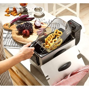 Friteza inox 3L 2000W Bomann FR 2264 CB - Img 4