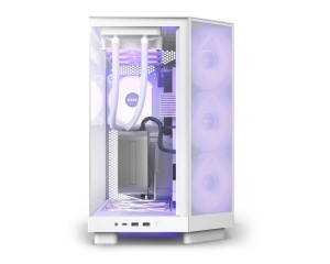 Gejming kućište NZXT H6 Flow RGB belo (Mid Tower) - Img 2