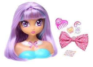 Glava za friziranje i šminkanje sa dodacima Kawaii Girls