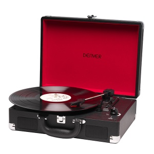 Gramofon sa ugrađenim zvučnicima VPL-118 crni 30449 - Img 5