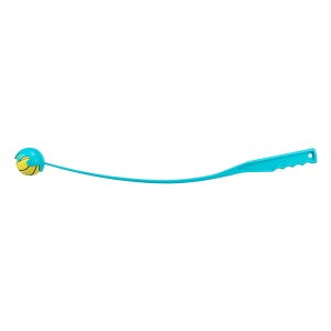 Igračka za pse Trixie Katapult za lopte 70cm/6cm plava žuta