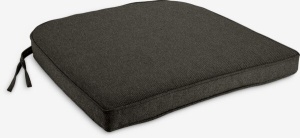 Jastuk sedalica za stolice 48x49x6 cm crn Vesterhede 3726214