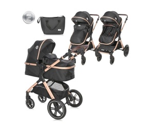 Kolica Za Bebe sa adapterom Lorelli Viola Black Diamonds 10021812304A
