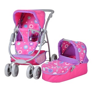 Kolica za lutku Coco Pink Splash Knorr Toys 90715 - Img 2