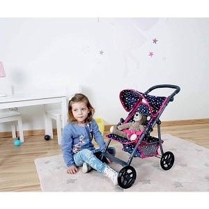 Kolica za lutku Liba Star blue 54x35x44cm Knorr 16806 - Img 4