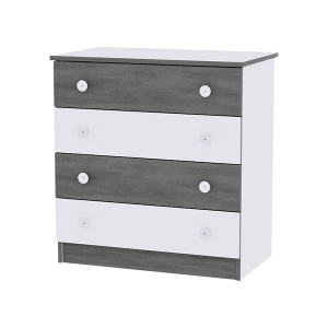 Komoda White Vintage grey Lorelli Bertoni 10170070034