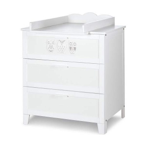 Komoda za povijanje bebe Marsell White Klups 25-40128