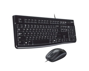 Komplet tastatura i miš MK120 crni Logitech žični US raspored membranski