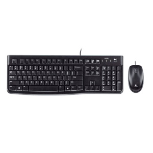 Komplet tastatura i miš MK120 crni Logitech žični YU raspored - Img 2