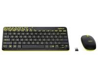 Komplet tastatura i miš MK240 crni Logitech bežični US raspored membranski