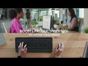 Komplet tastatura i miš MK650 Signature Combo sivi Logitech bežični US raspored - Img 6