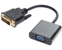Kućište za disk Adapter-konvertor DVI-D (M) - VGA (F) crni Fast Asia OST03241