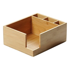 Kutija za escajg i salvete od bambusa 22X18X9cm Kesper KSP70852