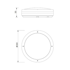 Led plafonjera za kupatilo Kendal 11W 3000K IP54 Trio lighting R62151142 - Img 3