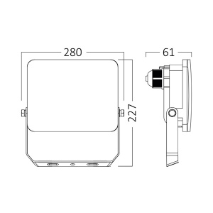 Led reflektor CCT 100W Braytron BT60-59180 - Img 4