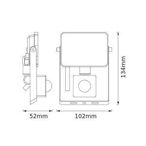 Led reflektor sa PIR senzorom 10W 4000K Osram 4099854489440E - Img 2