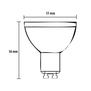LED sijalica GU10 5W (50W) 6500k 120 stepen Osram O98739 - Img 2