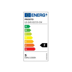 LED sijalica lopta hladno bela 5W Prosto LS-G45-E27/5-CW - Img 2