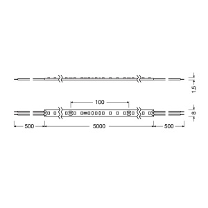 Led traka 1m 70 led 3000K Ledvance 4058075707894E - Img 2