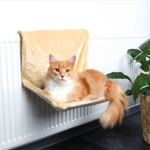 Ležaljka za mačke za radijator 48x26x30cm bež Trixie 43201 - Img 2
