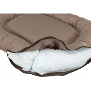 Ležaljka za pse ortopedska Samoa Classic 90x70cm smeđa Trixie 28335 - Img 3