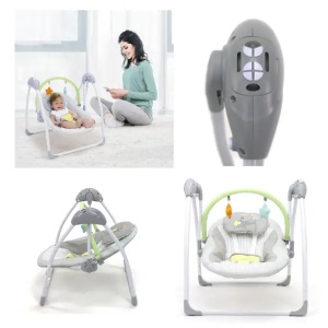 Ljuljaška muzička za bebe Elephant Asalvo ASA-16560 - Img 2