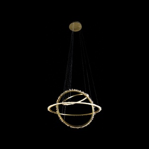 Luster Corona 104W 3000K 860mm Elmark 955CORONA10430PGD