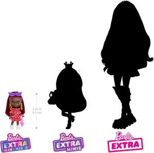 Lutka 8,5cm Barbie Extra Mini Minis 116133 - Img 4