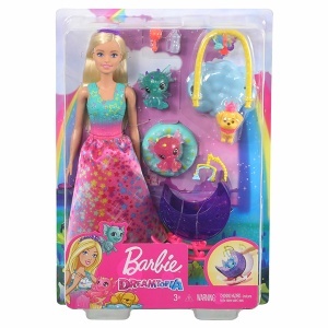 Lutka Barbi Dreamtopia Obdanište za zmajeve Barbie 47366 - Img 2