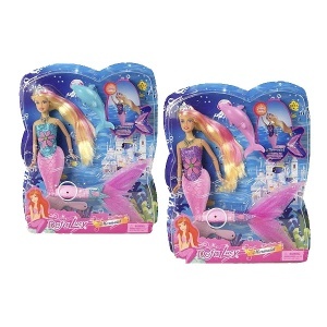 Lutka Defa sirena sa delfinom i svetlosnim efektima 40704