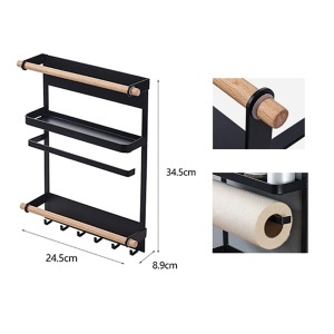 Magnetna polica 24x5x34,5cm Blackwood Five 169179 - Img 3
