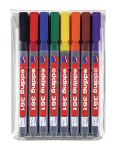 Marker za belu tablu E-361 1mm set 1/8