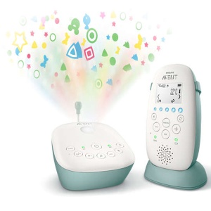 Monitor za bebu Dect 7761 Philips Avent SCD731/52 sa projektorom zvezdanog neba