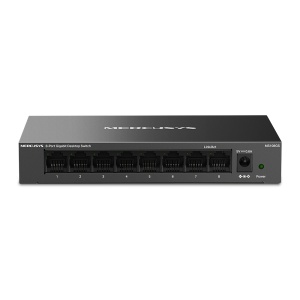 Mrežni svič MS108GS 8-portni crni Mercusys Gigabit