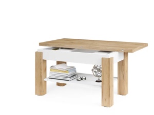 Multifunkcionalni Sto Bravo Craft Hrast-Beli 1651 - Img 2