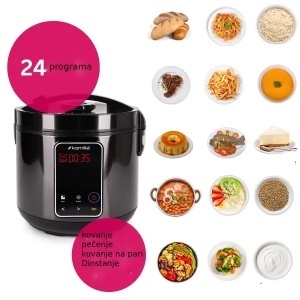 Multikuker 5 l 900 W crni Kamille 6830 - Img 4