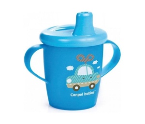 Neprosipajuća Šolja Non Spill 250ml Plava Canpol Babies Toys 31/200_blu