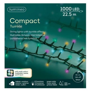 Novogodišnja LED rasveta 22,5 m 1000 L Compact Twinkle Lumineo 495472