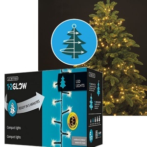 Novogodišnja rasveta Led dekor lampica za jelku visine 180cm Toplo bela 49594000