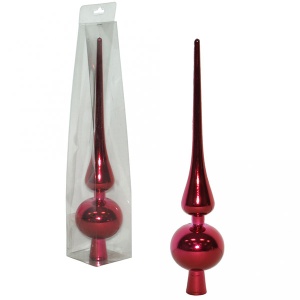 Novogodišnji ukras Vrh 25cm bordo 51-916000