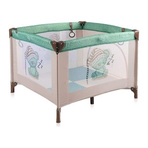Ogradica Playstation Beige&Green Sleeping Bear Lorelli Bertoni 10080401802