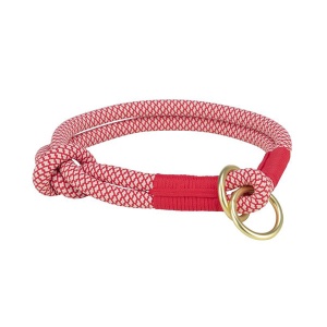 Ogrlica soft rope XS S 30cm/6mm crveno/bež