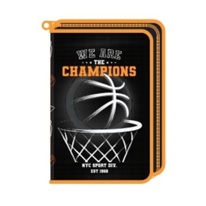 Pernica Prazna 1 Zip Octopus P1Ze2602 We Are The Champions 21,5x14,5x4cm plava